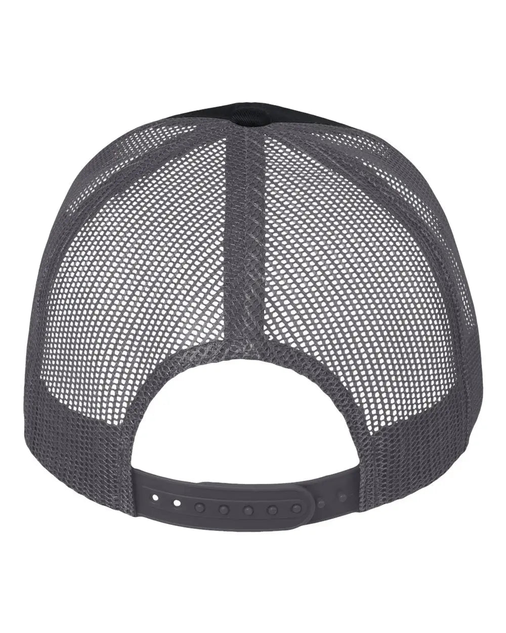 Valucap Vc400 Mesh-back Twill Trucker Cap - Black Charcoal - one Size Fits Most