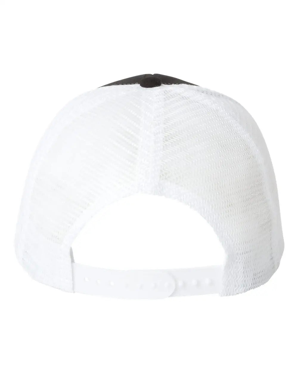 Valucap Vc400 Mesh-back Twill Trucker Cap - Black White - one Size Fits Most