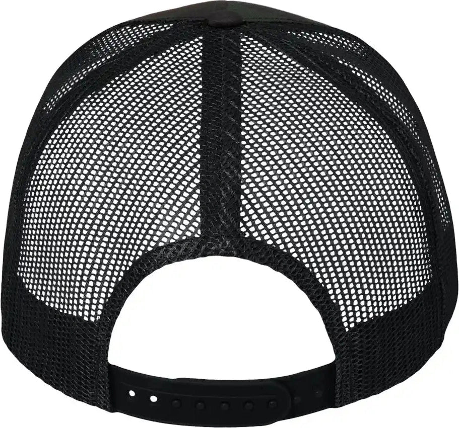 Valucap Vc400 Mesh-back Twill Trucker Cap - Camo Black - Camo/ / Adjustable