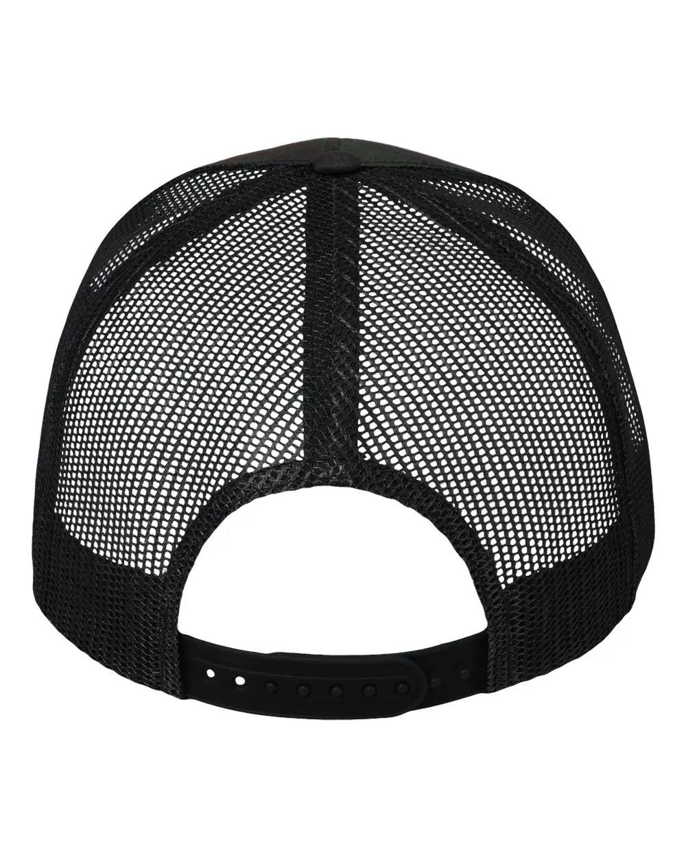 Valucap Vc400 Mesh-back Twill Trucker Cap - Camo Black