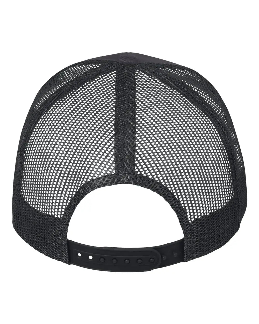 Valucap Vc400 Mesh-back Twill Trucker Cap - Charcoal Black - one Size Fits Most