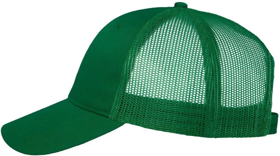 Valucap Vc400 Mesh-back Twill Trucker Cap - Kelly - one Size Fits Most