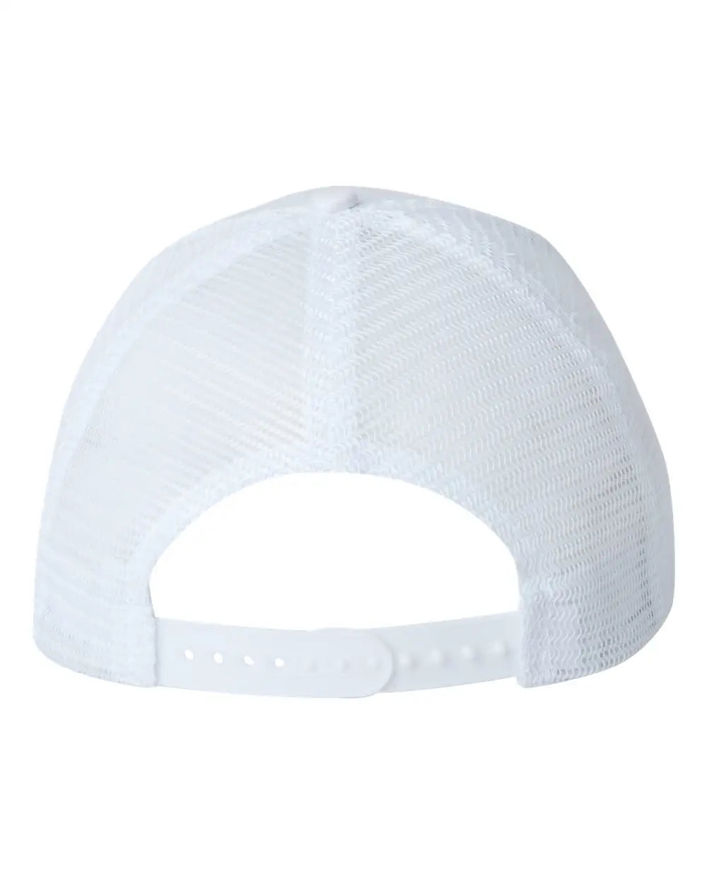 Valucap Vc400 Mesh-back Twill Trucker Cap - White - one Size Fits Most