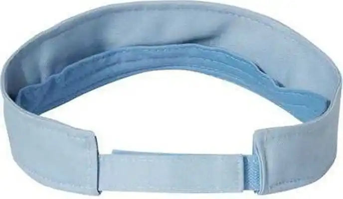 Valucap Vc500 Bio Washed Visor Baby Blue Gray / one Size Fits Most