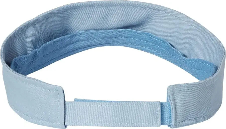 Valucap Vc500 Bio-washed Visor - Baby Blue - one Size Fits Most