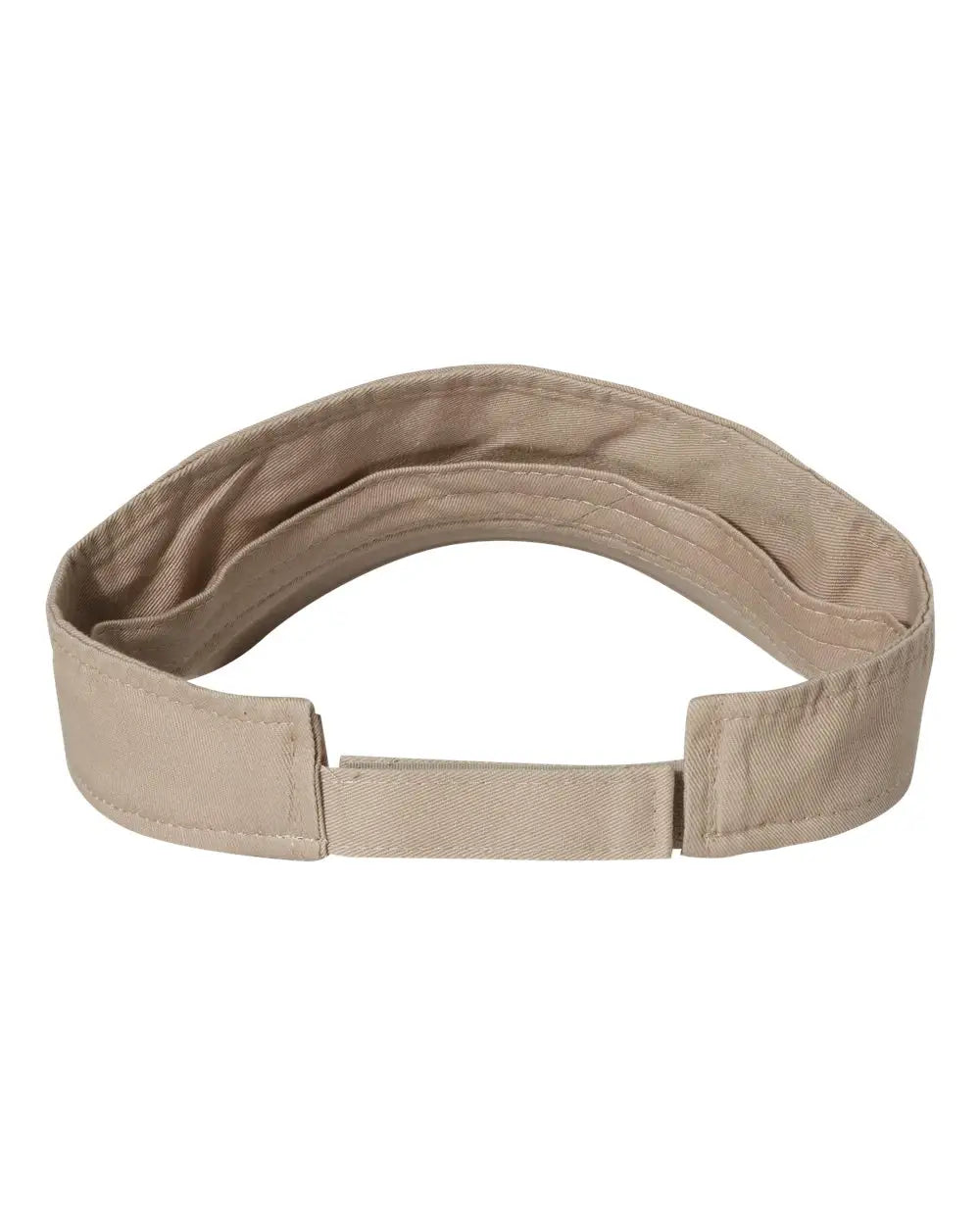 Valucap Vc500 Bio-washed Visor - Khaki - one Size Fits Most