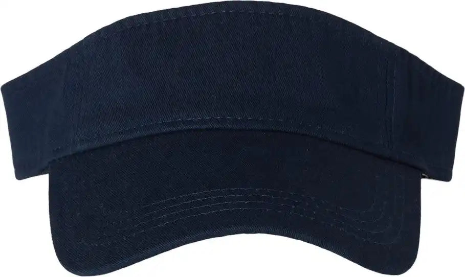 Valucap Vc500 Bio-washed Visor - Navy - Adjustable