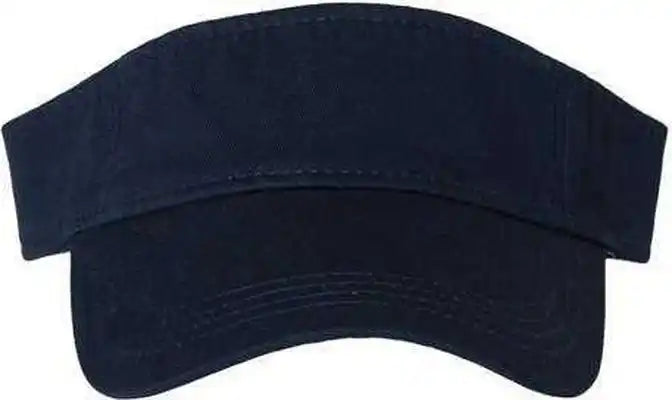 Valucap Vc500 Bio Washed Visor Navy / one Size Fits Most