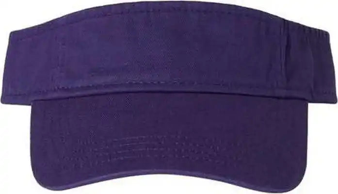 Valucap Vc500 Bio Washed Visor Purple / one Size Fits Most