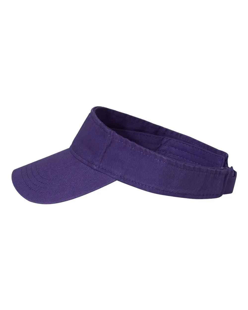 Valucap Vc500 Bio-washed Visor - Purple - one Size Fits Most
