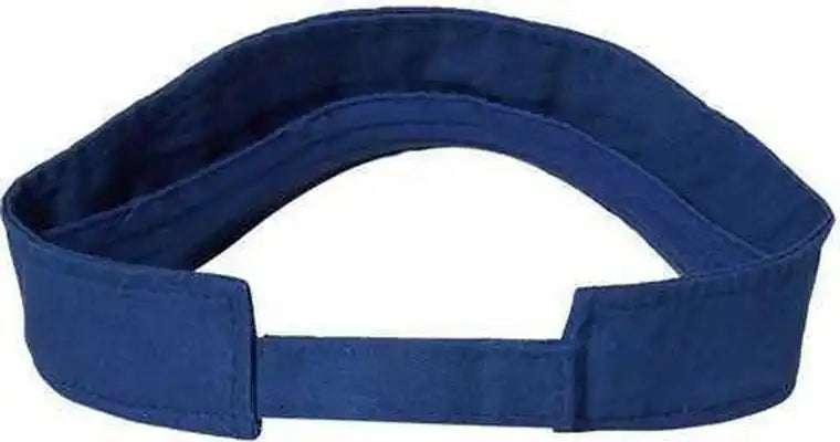 Valucap Vc500 Bio Washed Visor Royal Blue / one Size Fits Most