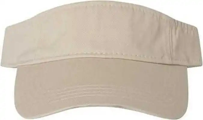 Valucap Vc500 Bio Washed Visor Stone Ivory / one Size Fits Most