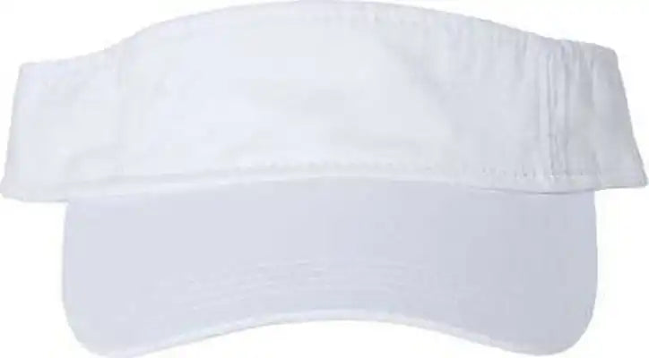 Valucap Vc500 Bio Washed Visor White / one Size Fits Most
