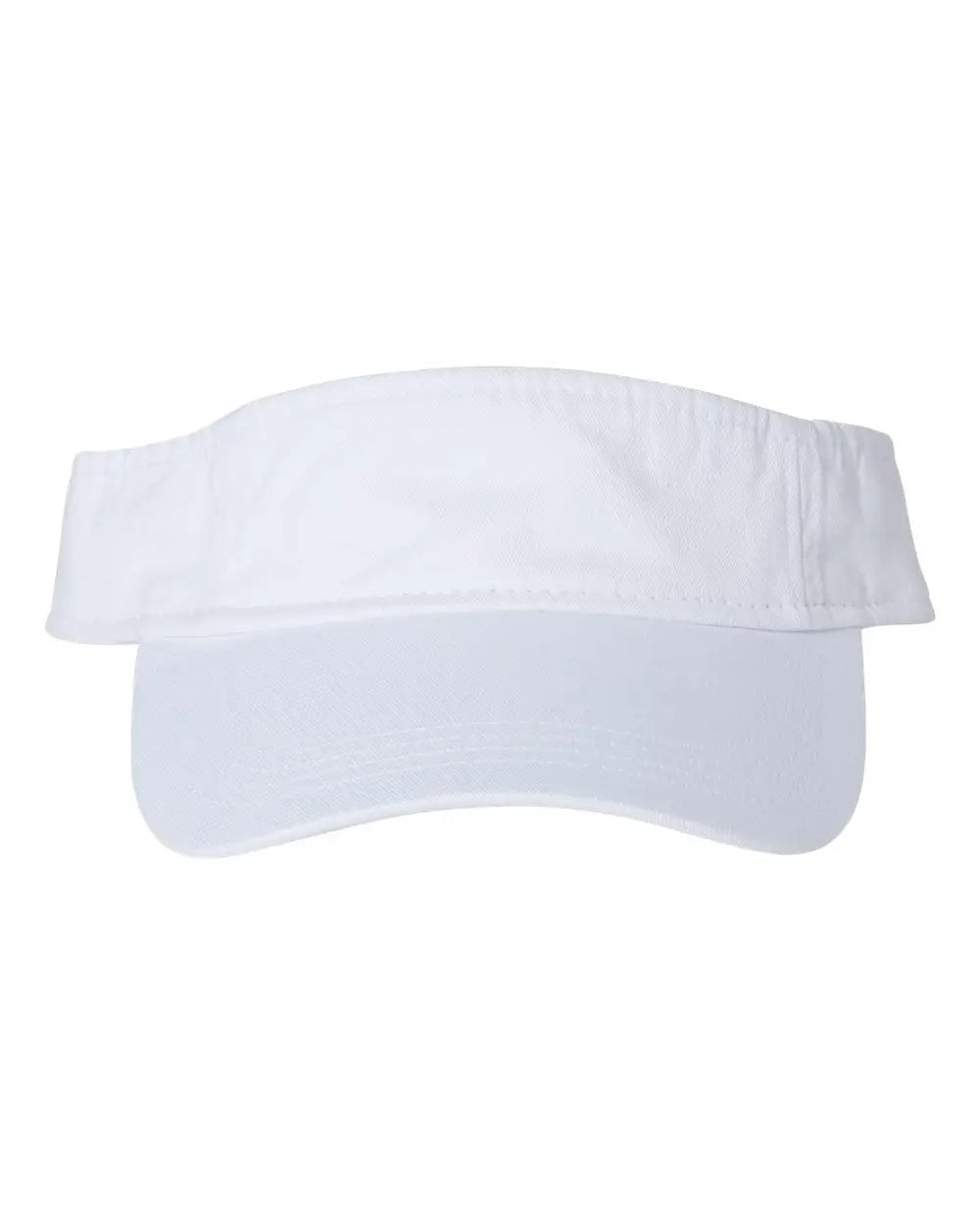 Valucap Vc500 Bio-washed Visor - White - one Size Fits Most