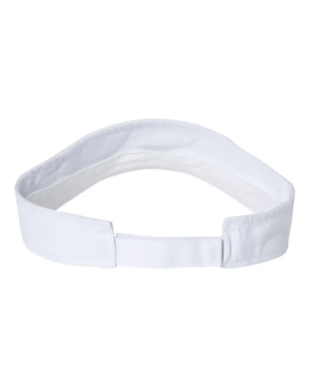 Valucap Vc500 Bio-washed Visor - White - one Size Fits Most