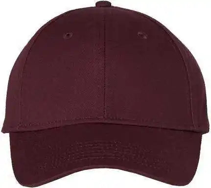 Valucap Vc600 Chino Cap - Maroon - 6 5/8’’ - 7 3/8’’