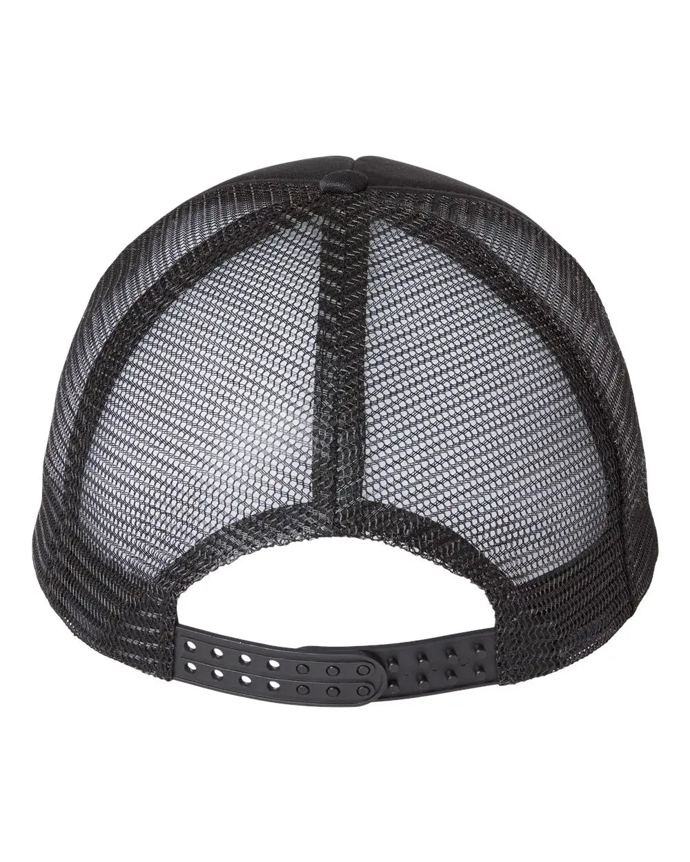 Valucap Vc700 Foam Mesh-back Trucker Cap - Black - one Size Fits Most