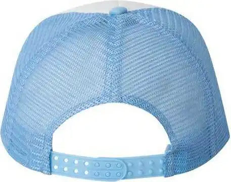Valucap Vc700 Foam Mesh-back Trucker Cap - White Baby Blue - 6 5/8’’ - 7 3/8’’