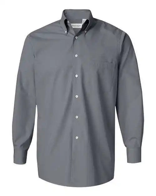 Van Heusen 13v0113 Silky Poplin Shirt - Slate