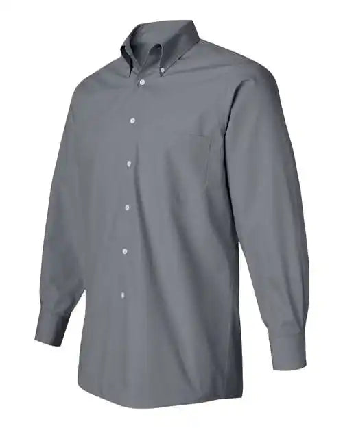 Van Heusen 13v0113 Silky Poplin Shirt - Slate
