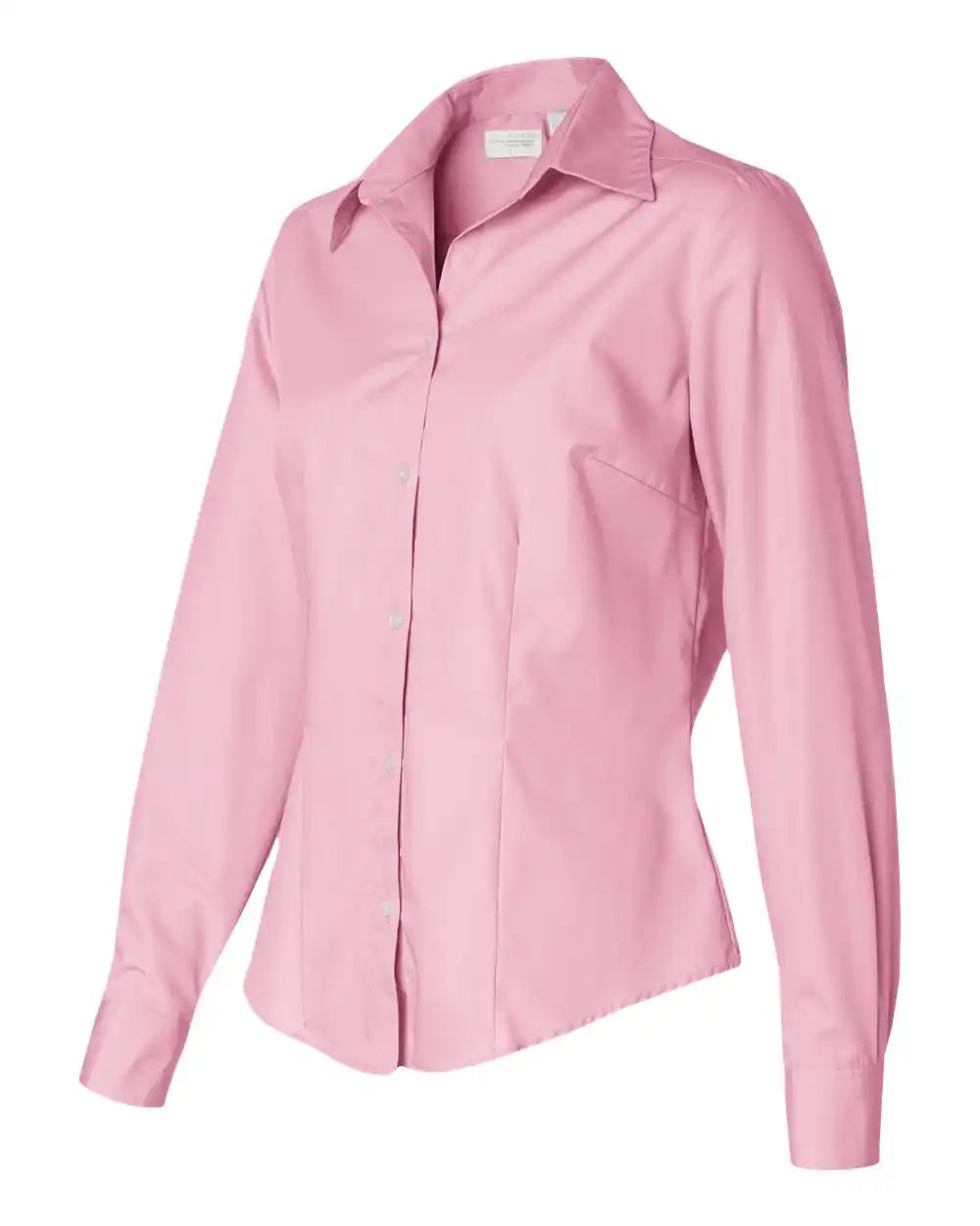 Van Heusen 13v0114 Women’s Silky Poplin Shirt - Pink / s