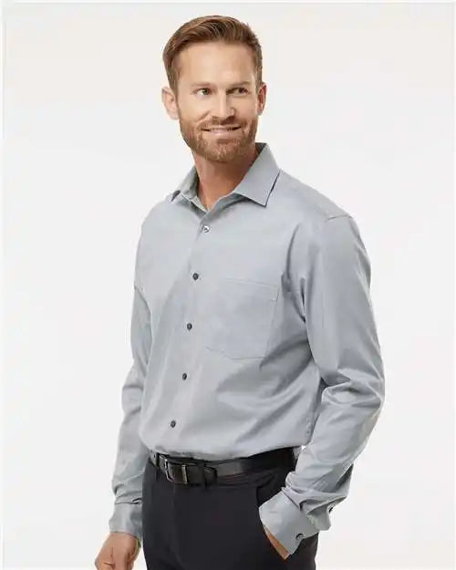 Van Heusen 13v0478 Ultra Wrinkle Free Shirt - Gray Mist