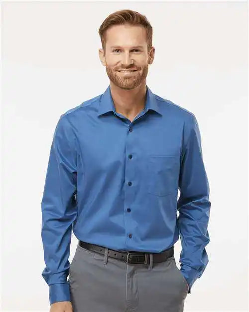 Van Heusen 13v0478 Ultra Wrinkle Free Shirt Smokey Blue