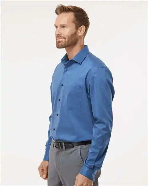 Van Heusen 13v0478 Ultra Wrinkle Free Shirt - Smokey Blue
