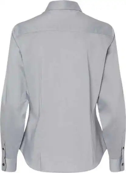 Van Heusen 13v0479 Women’s Ultra Wrinkle Free Shirt - Gray Mist
