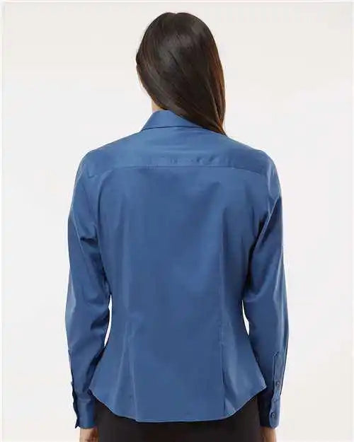 Van Heusen 13v0479 Women’s Ultra Wrinkle Free Shirt - Smokey Blue