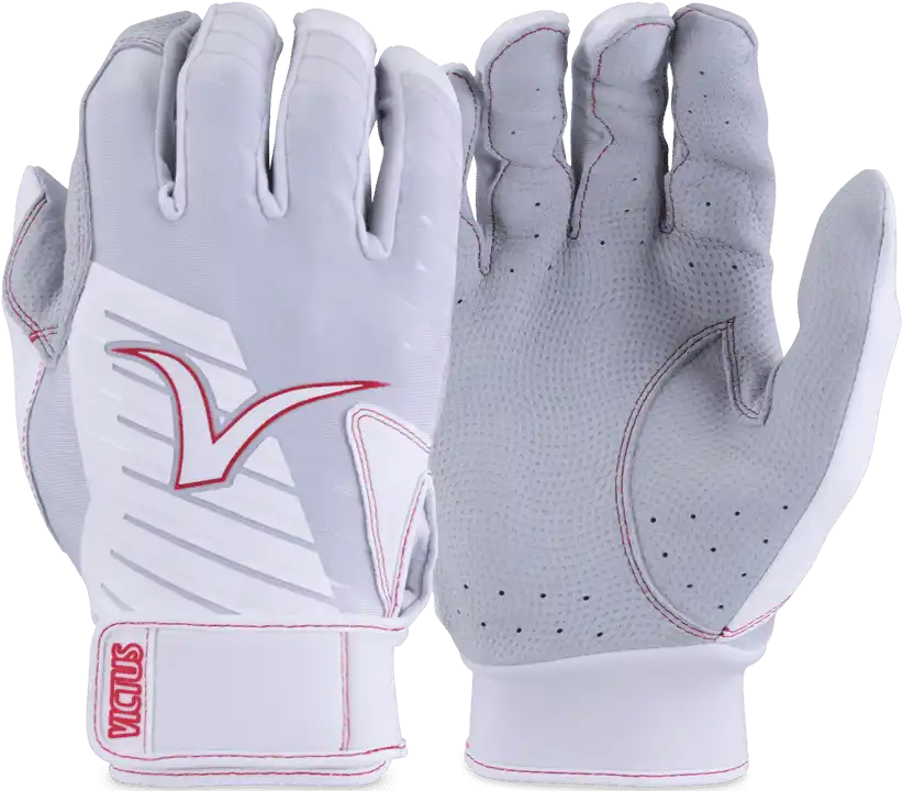 Victus Team Batting Glove - White Red
