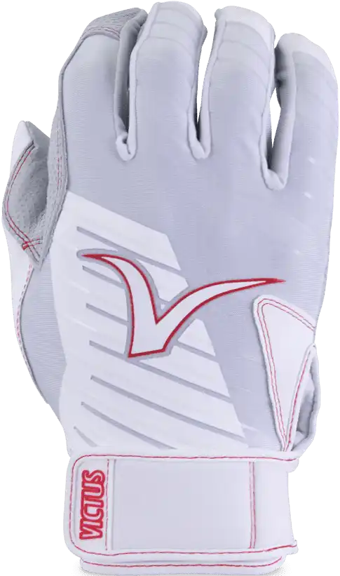 Victus Team Batting Glove - White Red