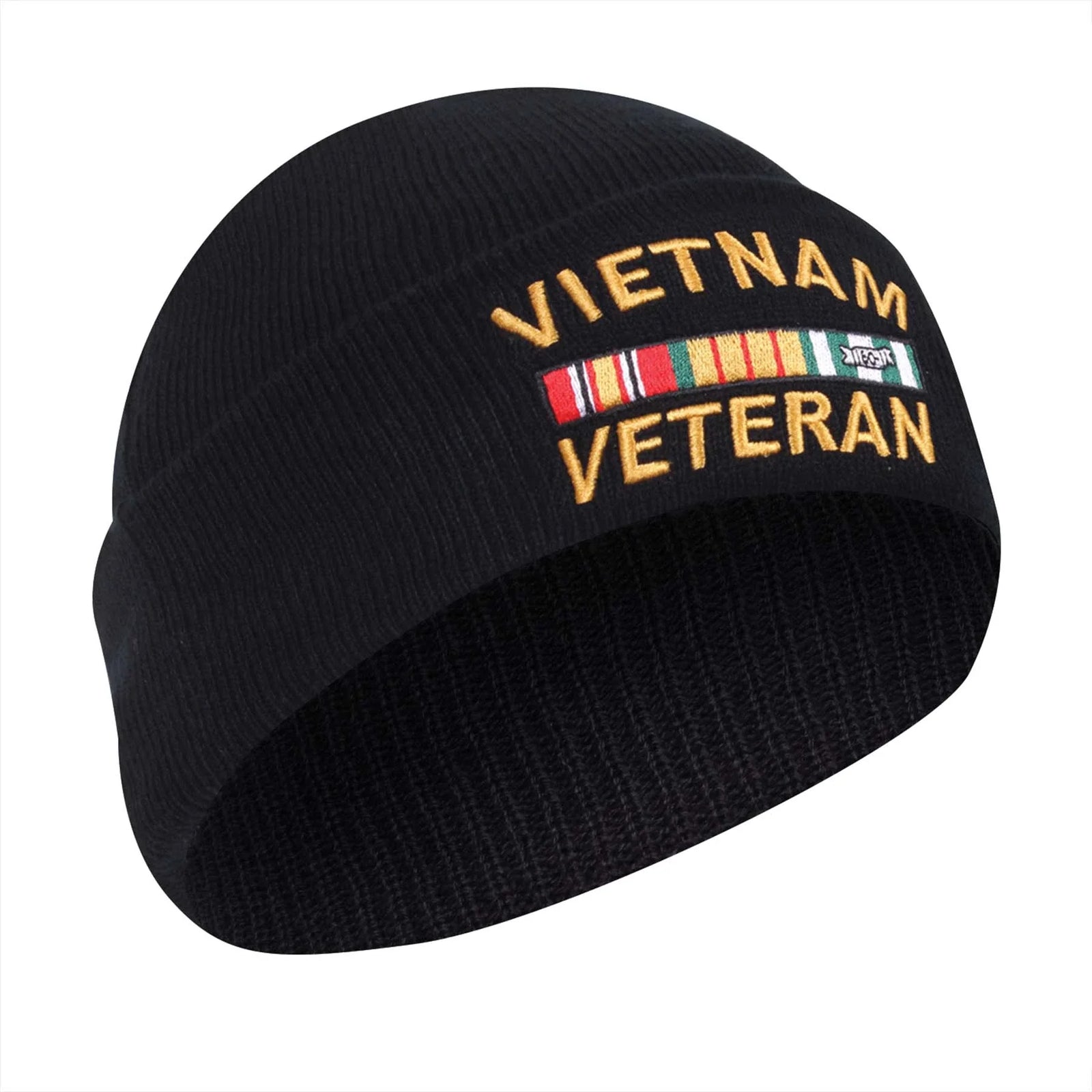 Vietnam Veteran Deluxe Embroidered Watch Cap