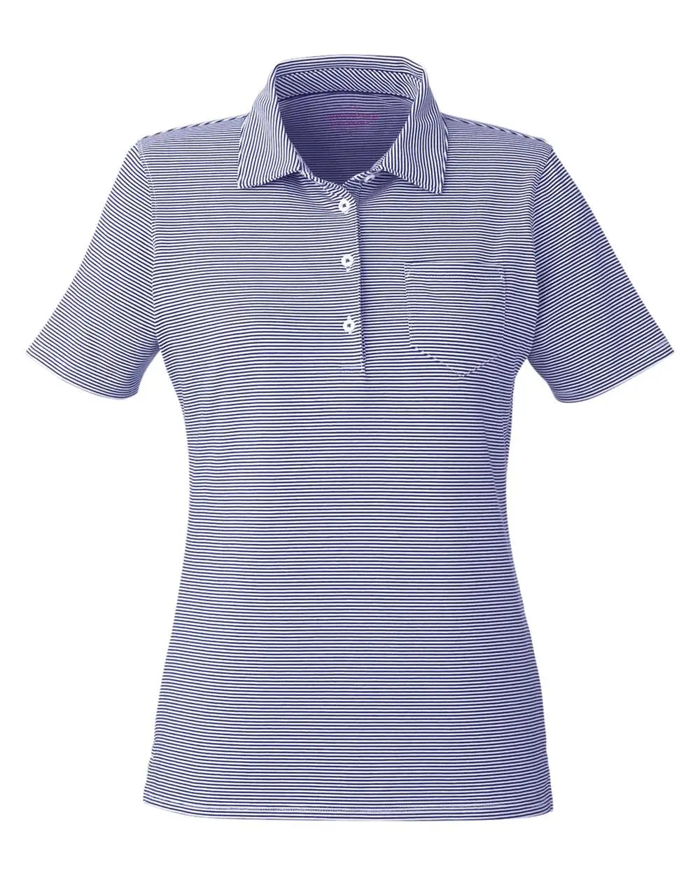 Vineyard Vines G001320 Women’s Fanshell Polo - Deep Bay White Cap