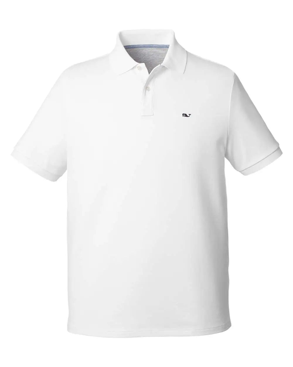 Vineyard Vines G011147 Edgartown Pique Polo - White Cap - Adult s
