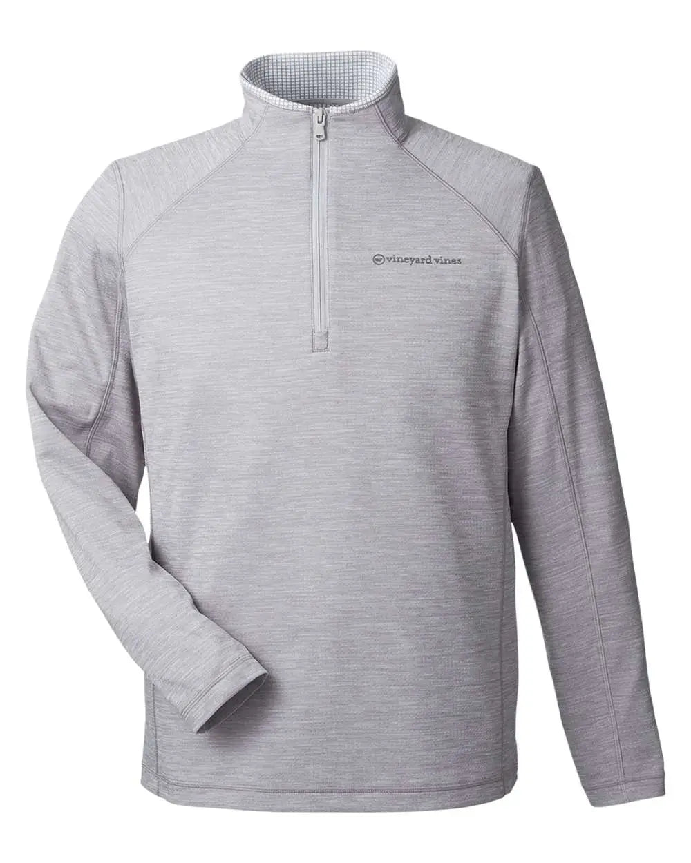 Vineyard Vines K002709 Sankaty Quarter-zip Pullover - Gray Heather - Adult s
