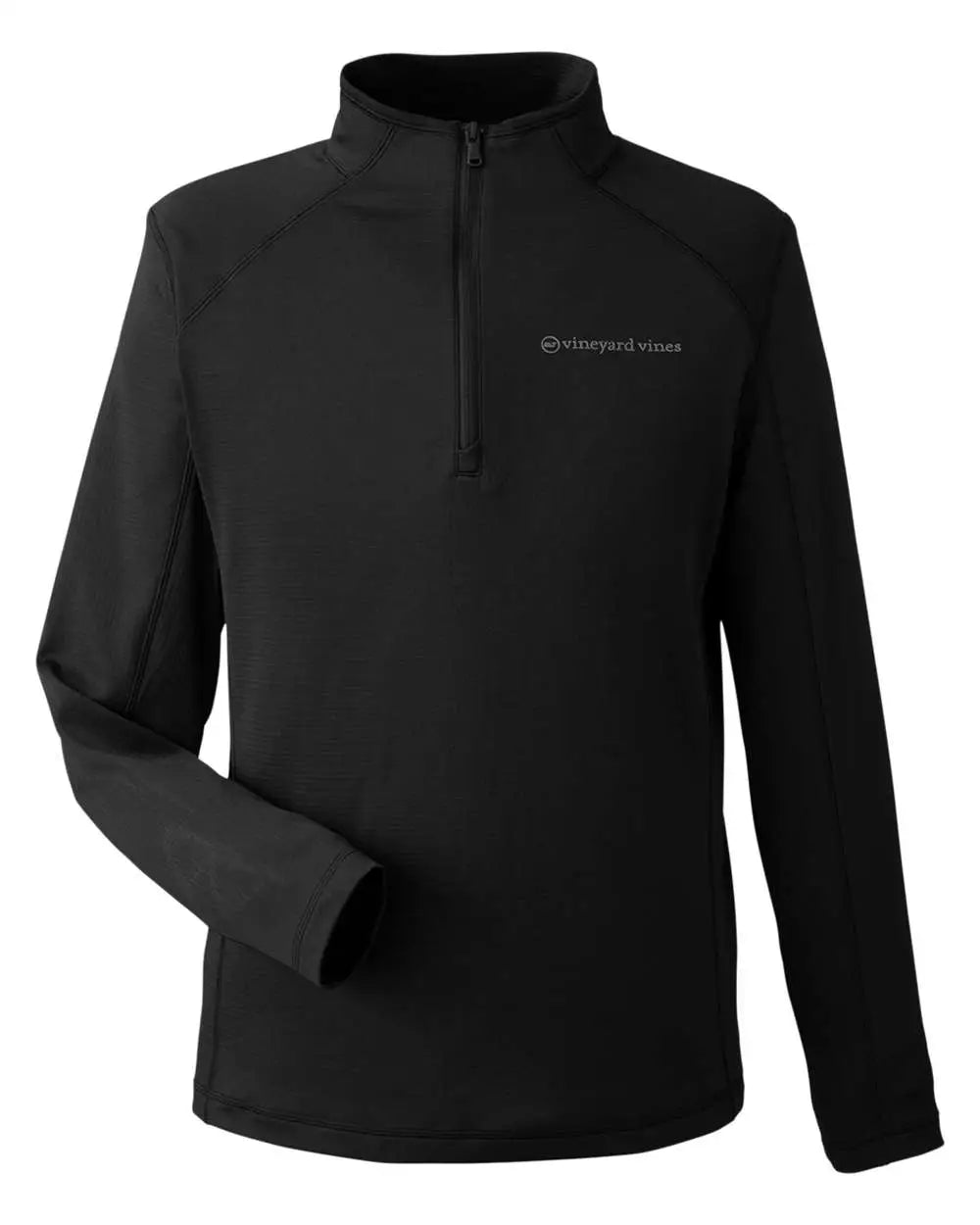 Vineyard Vines K002709 Sankaty Quarter-zip Pullover - Jet Black - Adult s