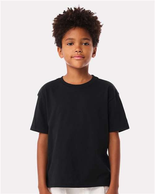 Vintage Black Youth 6oz. Heavyweight Tee - 3010Y