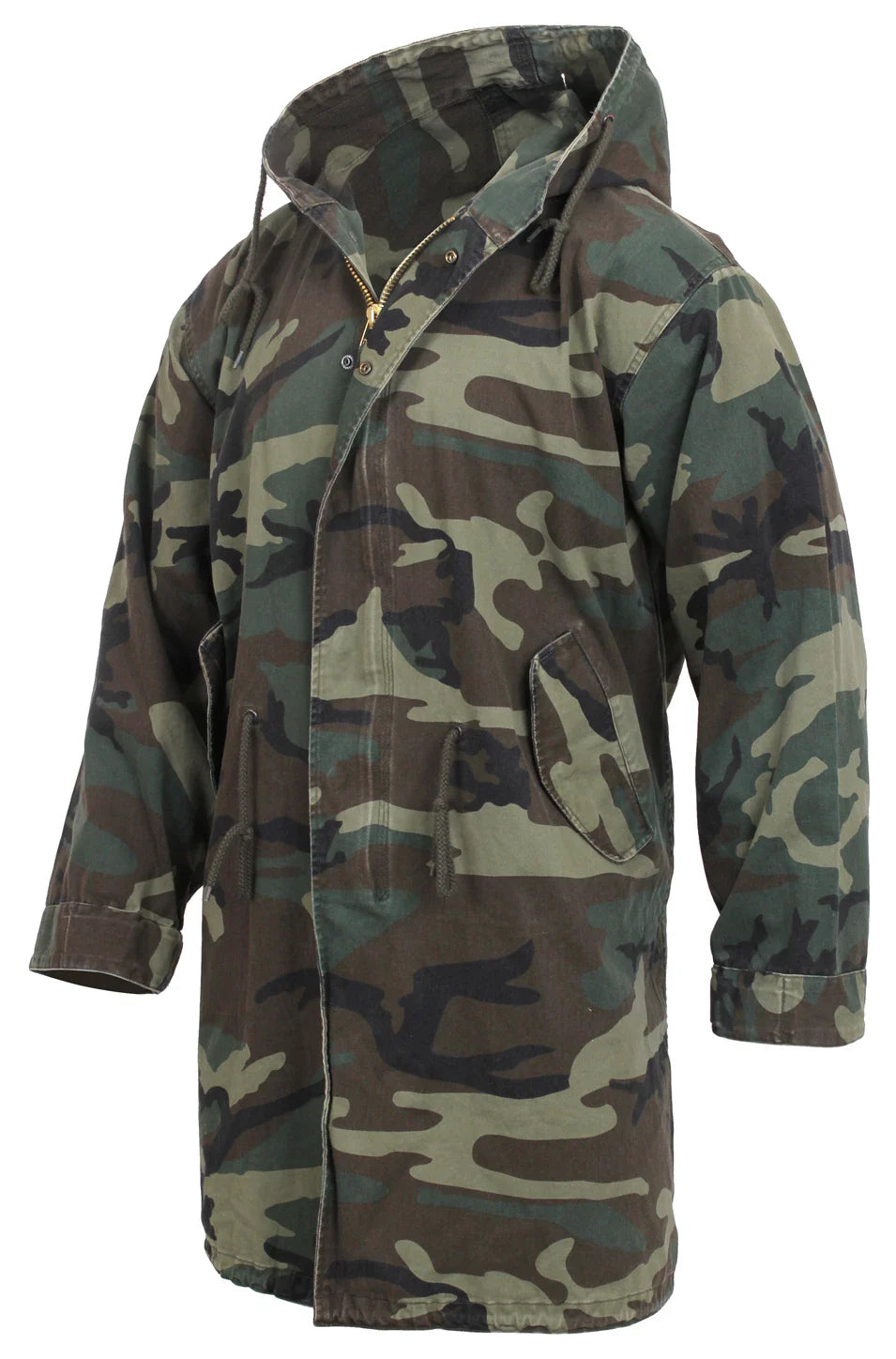 Vintage Camo M-51 Fishtail Parka - Woodland / Xs