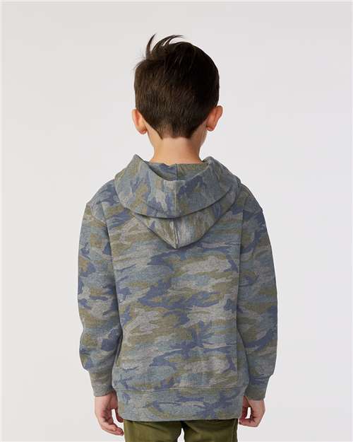 Vintage Camo Toddler Pullover Fleece Hoodie - 3326