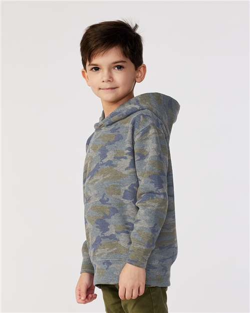Vintage Camo Toddler Pullover Fleece Hoodie - 3326