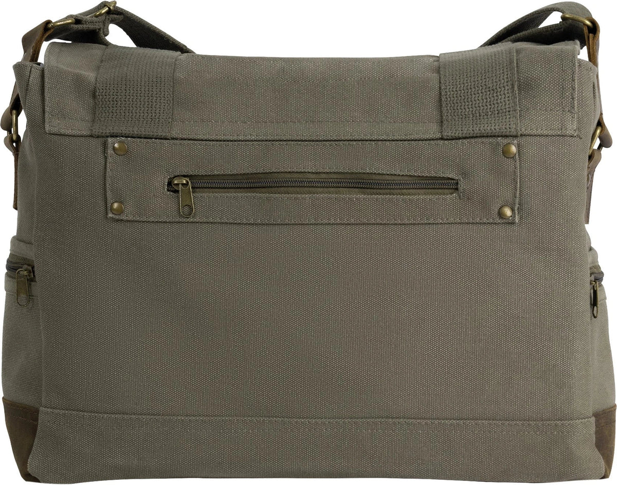 Vintage Canvas B-15 Pilot Messenger Bag