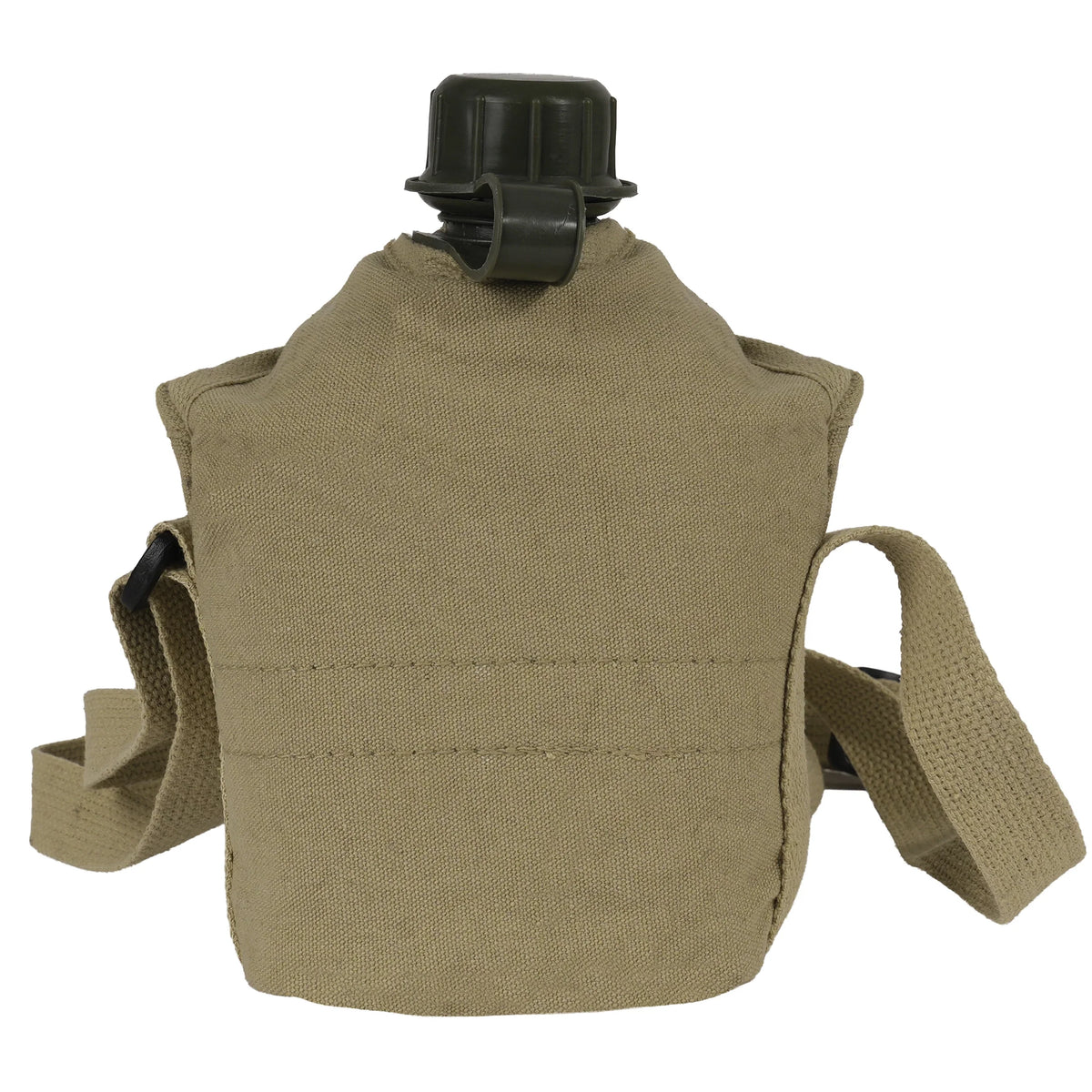 Vintage Canvas Carry-all Canteen Cover with Shoulder Strap