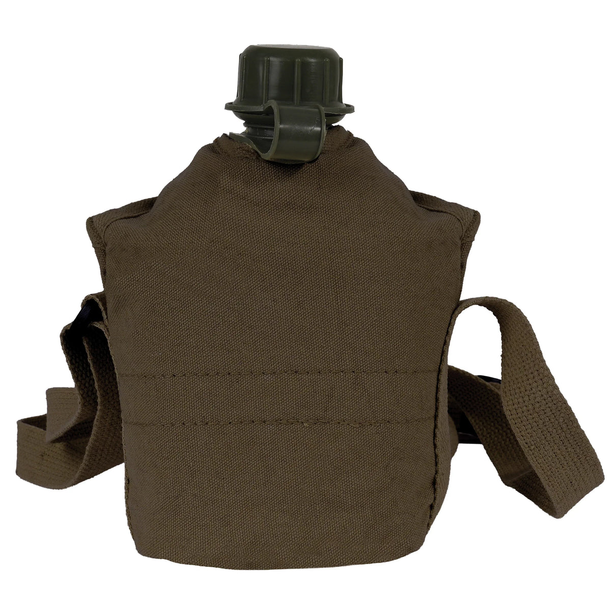 Vintage Canvas Carry-all Canteen Cover with Shoulder Strap