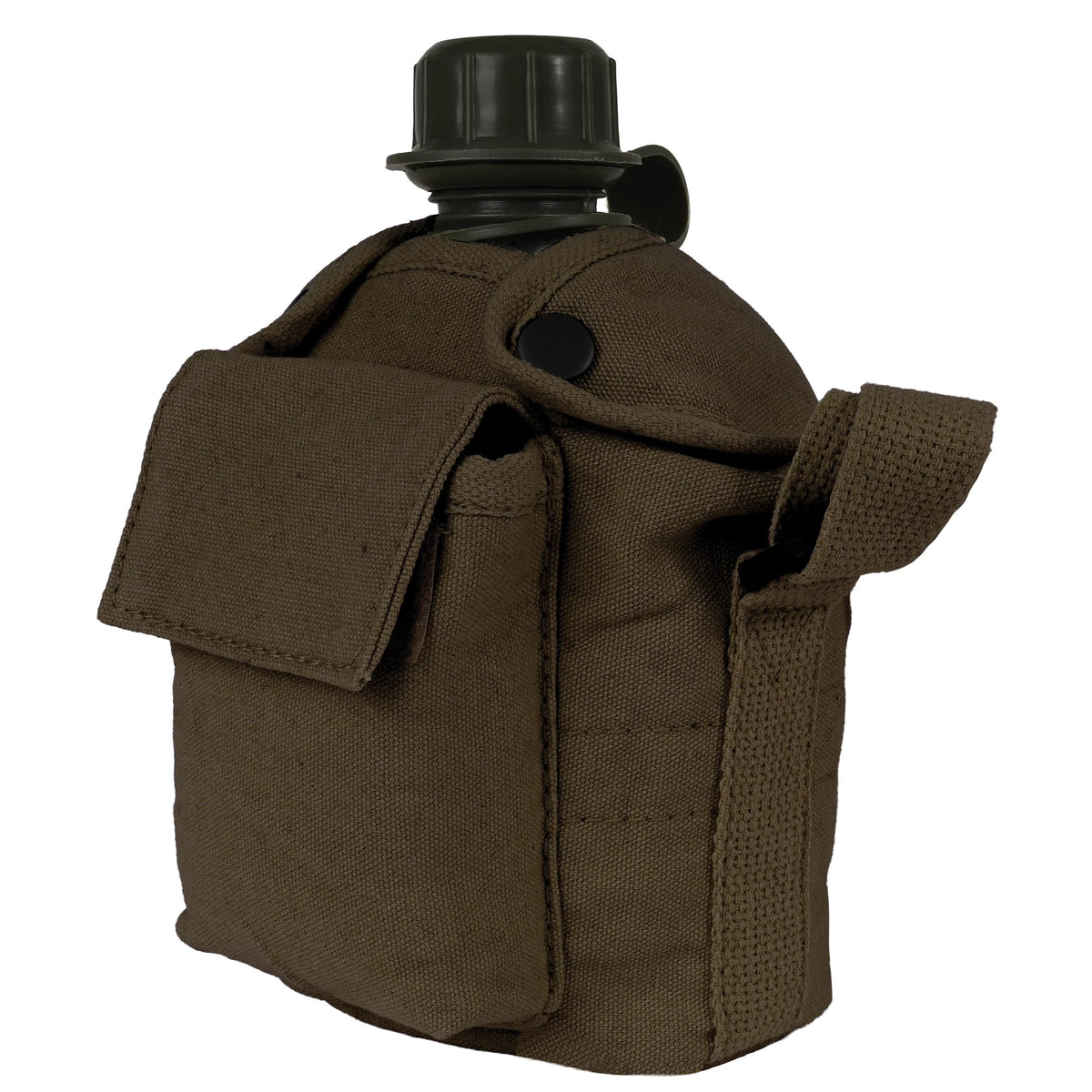 Vintage Canvas Carry-all Canteen Cover with Shoulder Strap