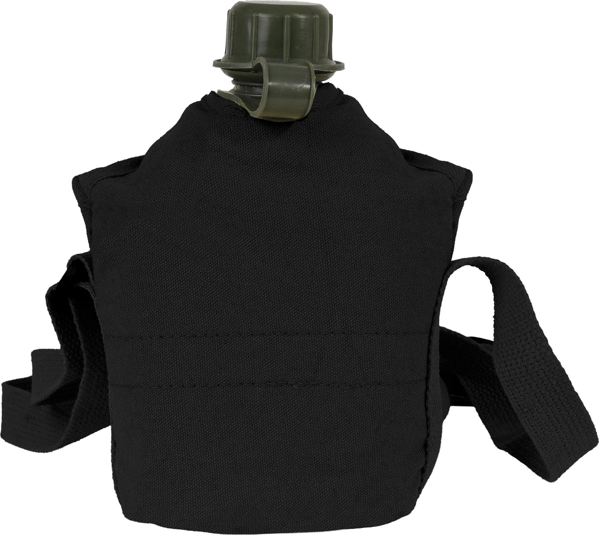 Vintage Canvas Carry-all Canteen Cover with Shoulder Strap