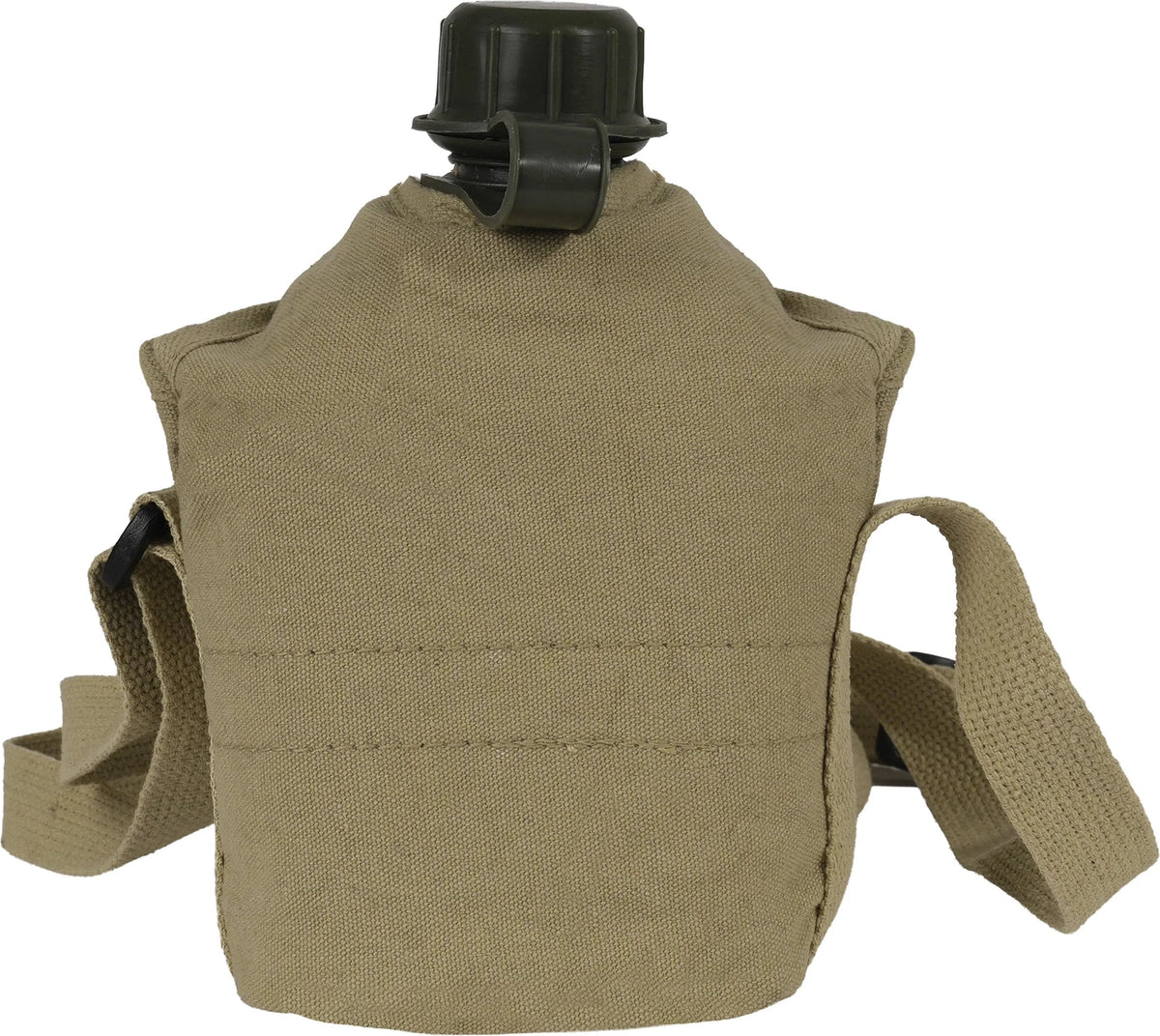 Vintage Canvas Carry-all Canteen Cover with Shoulder Strap