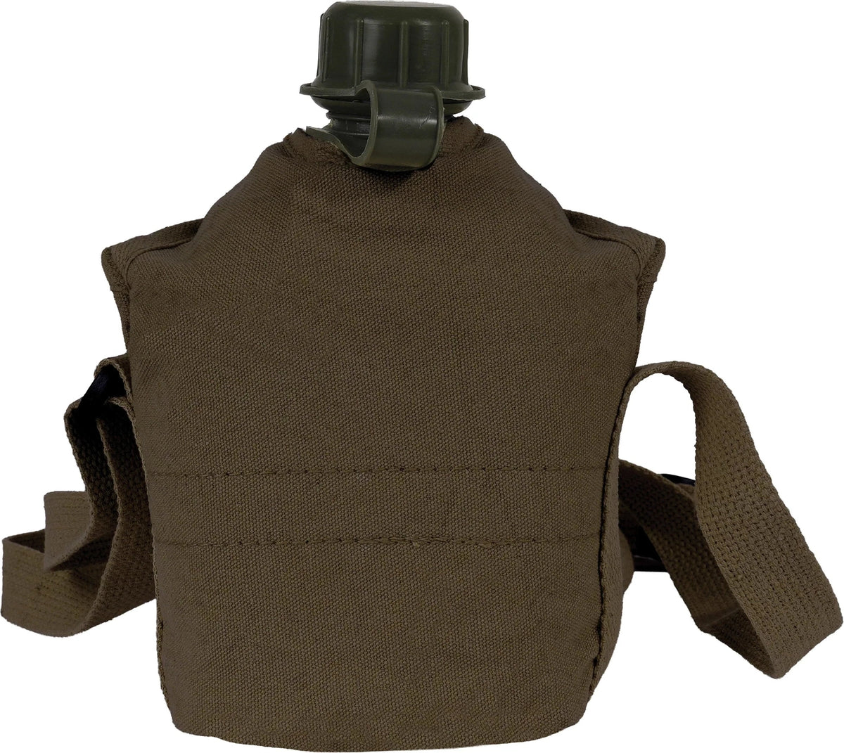Vintage Canvas Carry-all Canteen Cover with Shoulder Strap