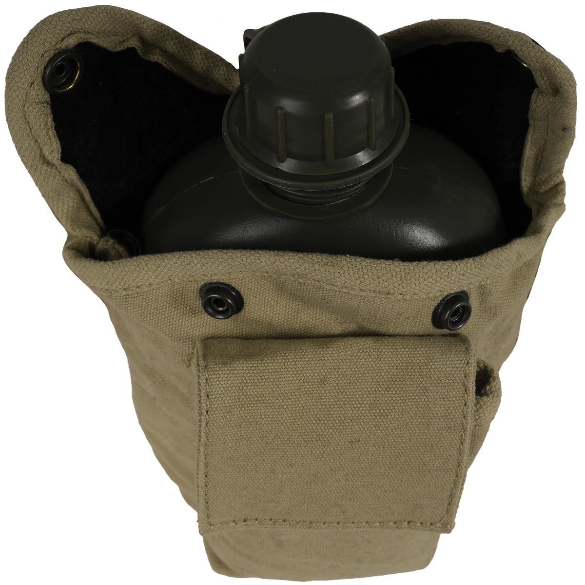 Vintage Canvas Carry-all Canteen Cover with Shoulder Strap