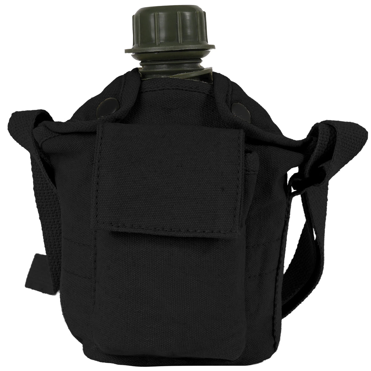 Vintage Canvas Carry-all Canteen Cover with Shoulder Strap